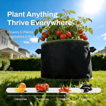 Eeveryvaven 5-Pack 5 Gallon Grow Bags