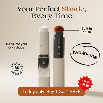 🎁 Buy 1 Get 1 FREE — Matches Your Skin Tone Instantly✨ LBMLBM Color-Changing Foundation Stick