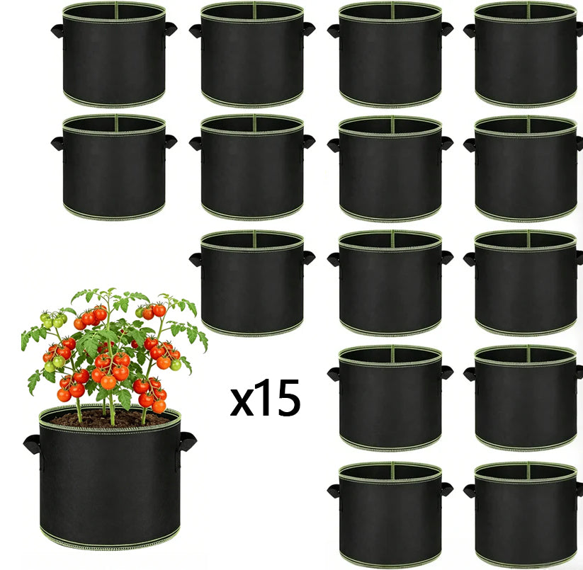 Eeveryvaven 5-Pack 5 Gallon Grow Bags