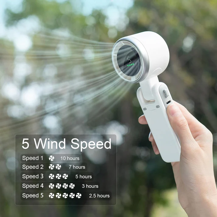 💨High Speed Portable Mini Turbo Fan｜Feel Cold Air In 3 Seconds❄️