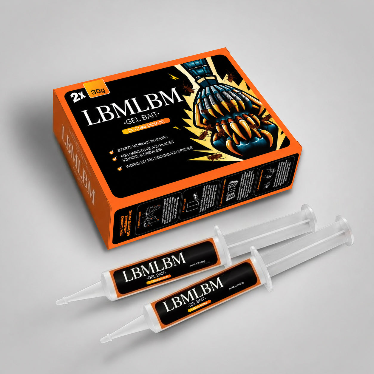🔥Limited-Time Offer – Save 49% Today🔥LBMLBM Cockroach Gel Bait (New Upgraded Formula)