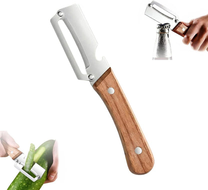 🥩Peel in Seconds – Sharp Stainless Steel Multi-Use Kitchen Peeler