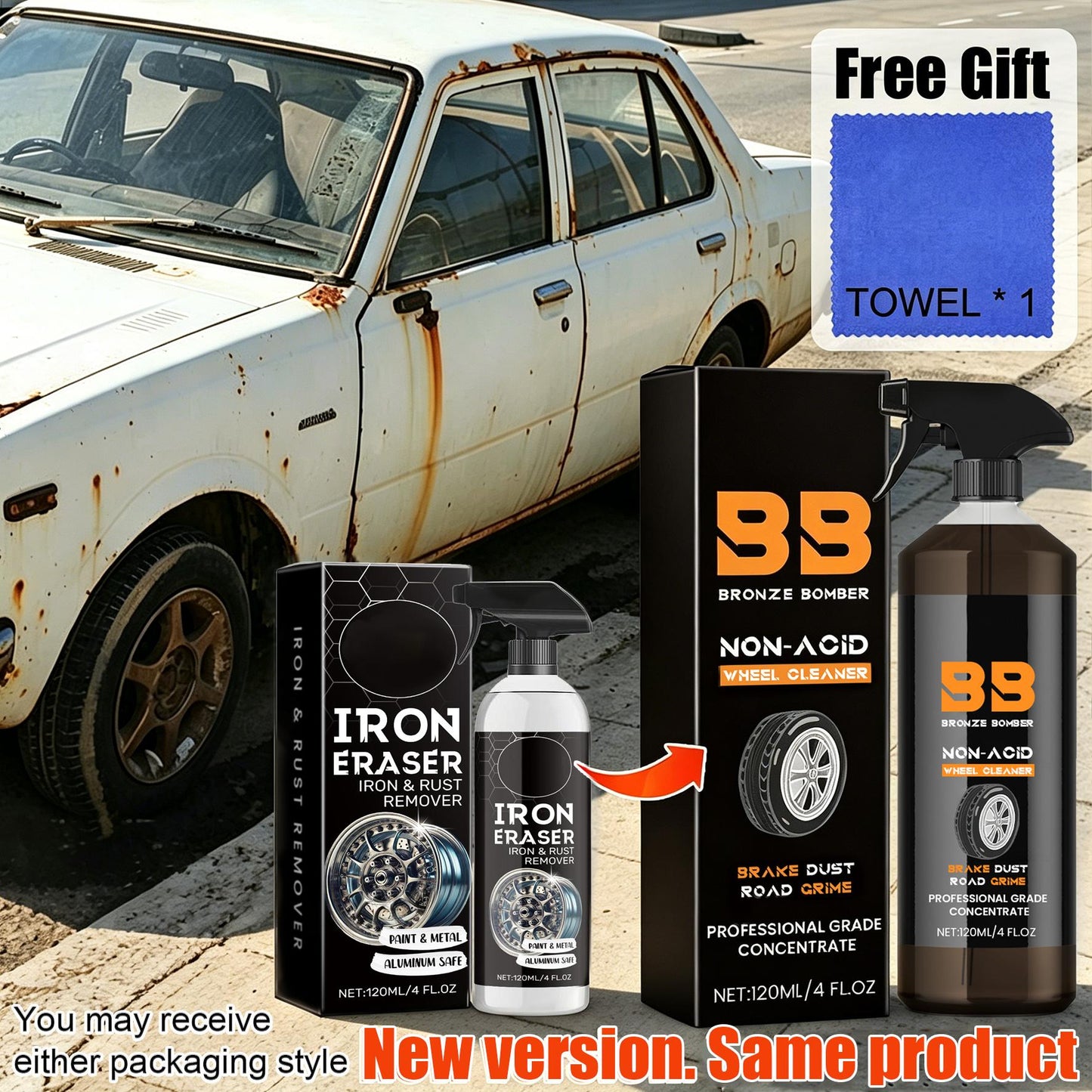 🚗Rust removing cleaner for car