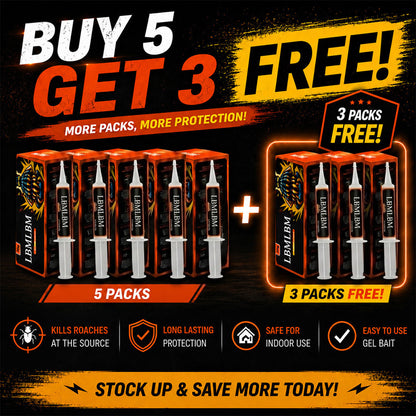 🔥Limited-Time Offer – Save 49% Today🔥LBMLBM Cockroach Gel Bait (New Upgraded Formula)
