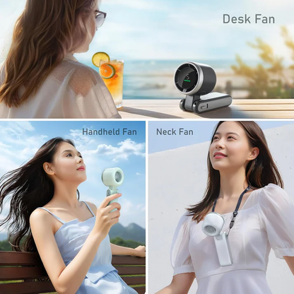 💨High Speed Portable Mini Turbo Fan｜Feel Cold Air In 3 Seconds❄️