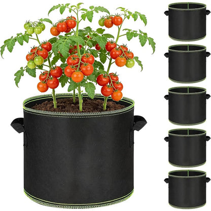 Eeveryvaven 5-Pack 5 Gallon Grow Bags
